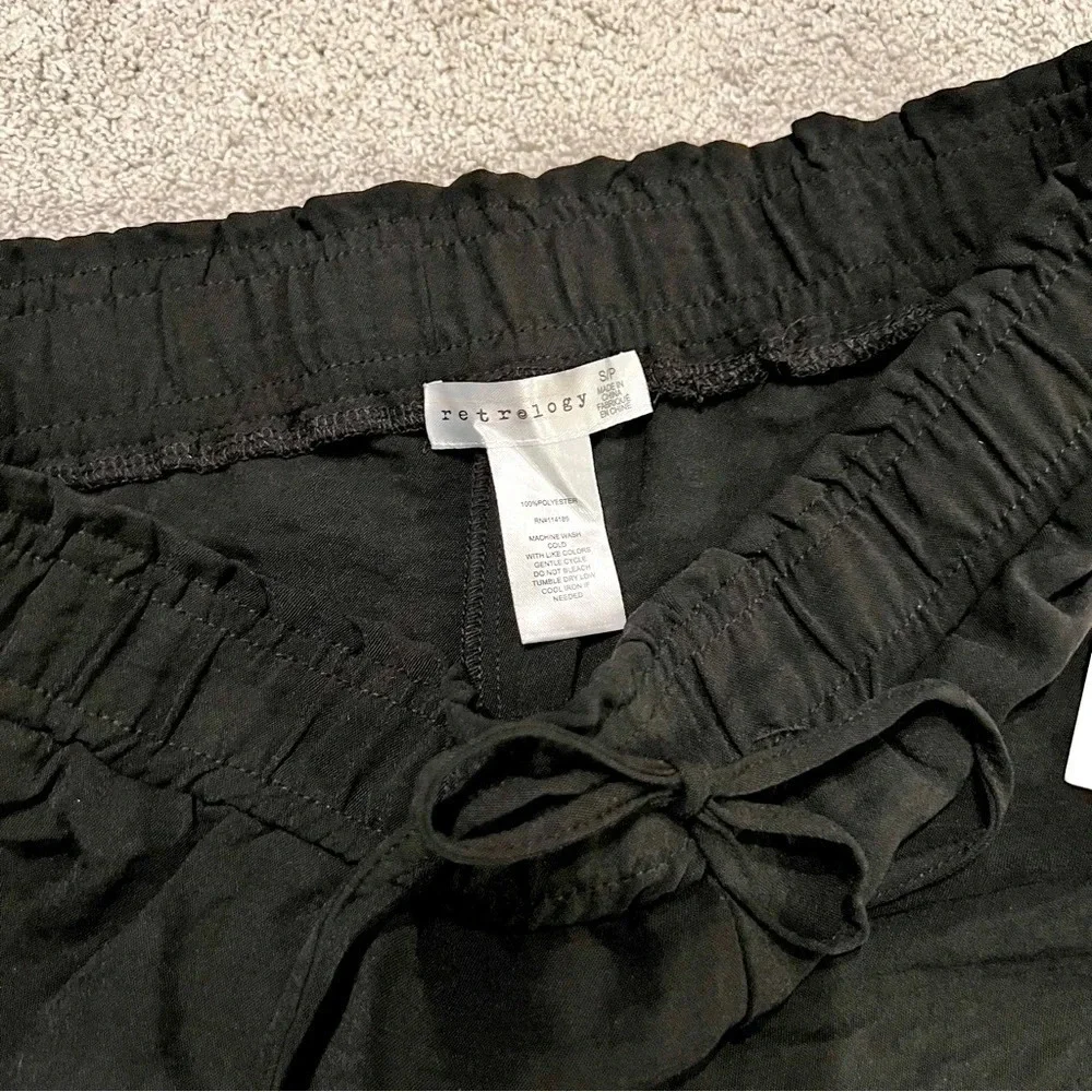 🎁 Retrology Super Comfy Black Casual Athletic Shorts Elastic Waistband Size S
